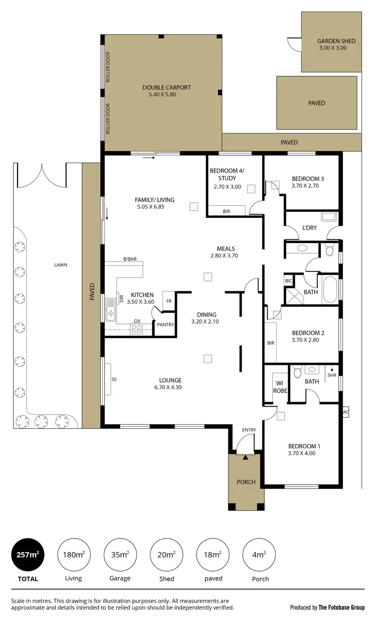 Floorplan of Homely house listing, 120 Grand Boulevard, Seaford Rise SA 5169