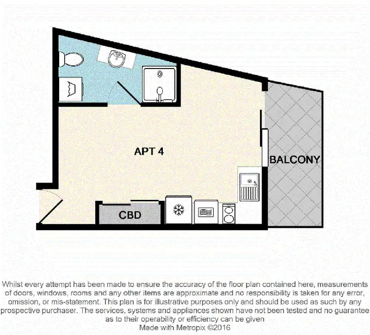 Floorplan of Homely studio listing, 4/41 Railway Avenue, Oakleigh VIC 3166