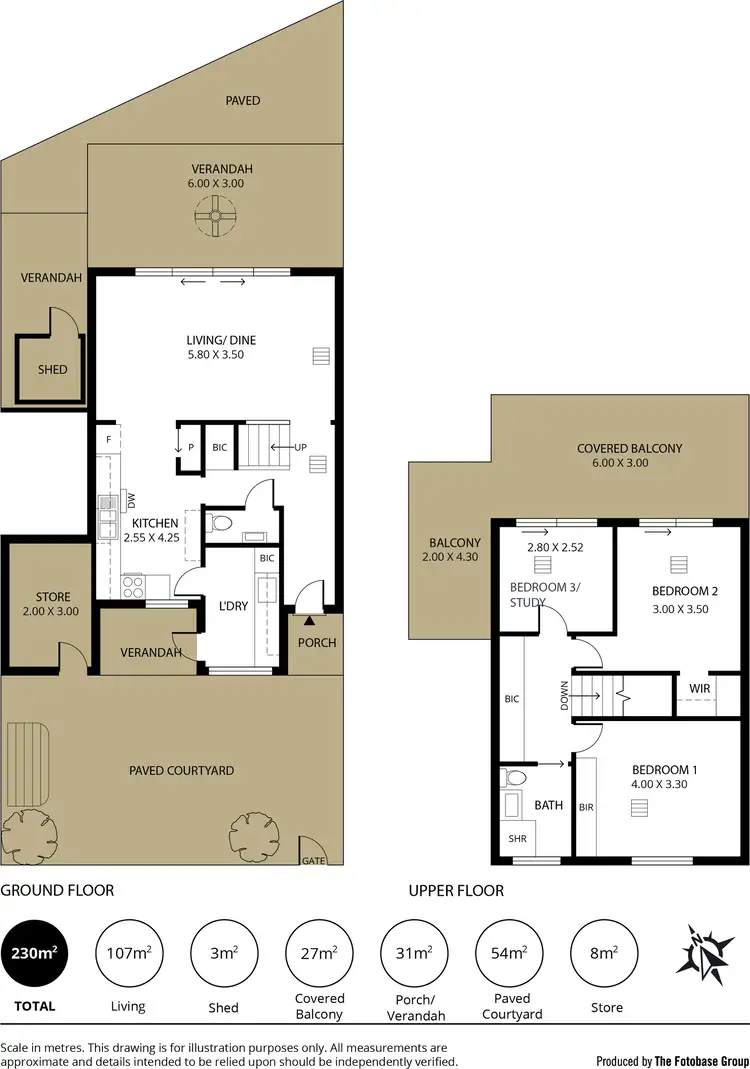 Floorplan of Homely townhouse listing, 9 Curlew Court, Semaphore Park SA 5019