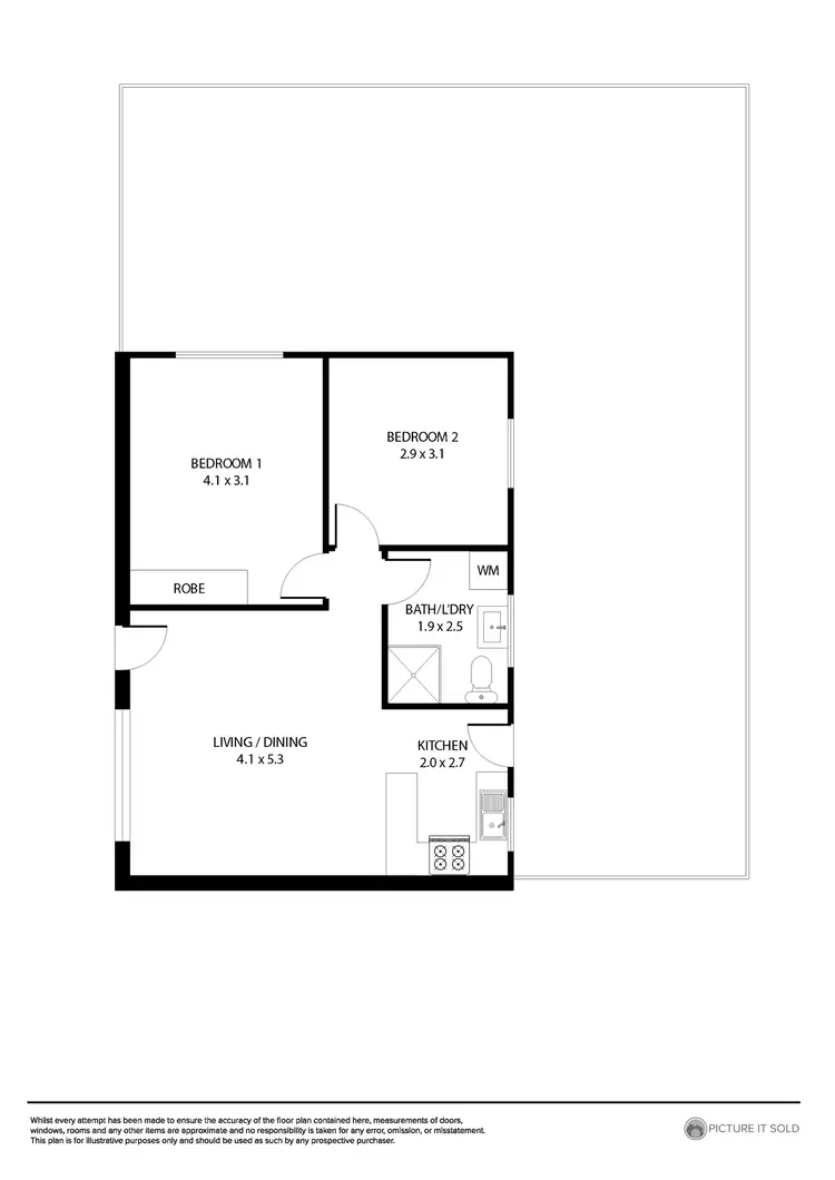 Floorplan of Homely house listing, 12/25 Thirza Ave, Mitchell Park SA 5043