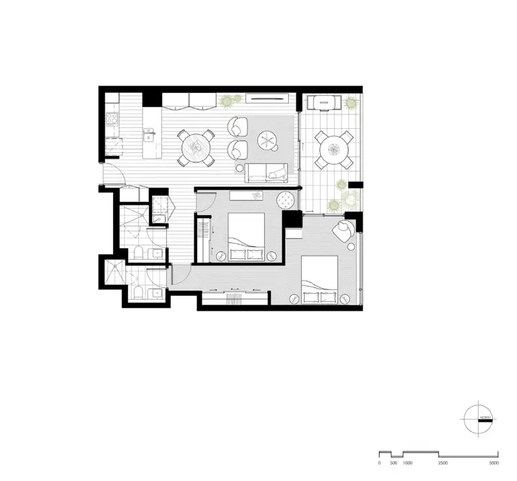 Floorplan of Homely apartment listing, G01/15-19 Clarence St, Burwood NSW 2134