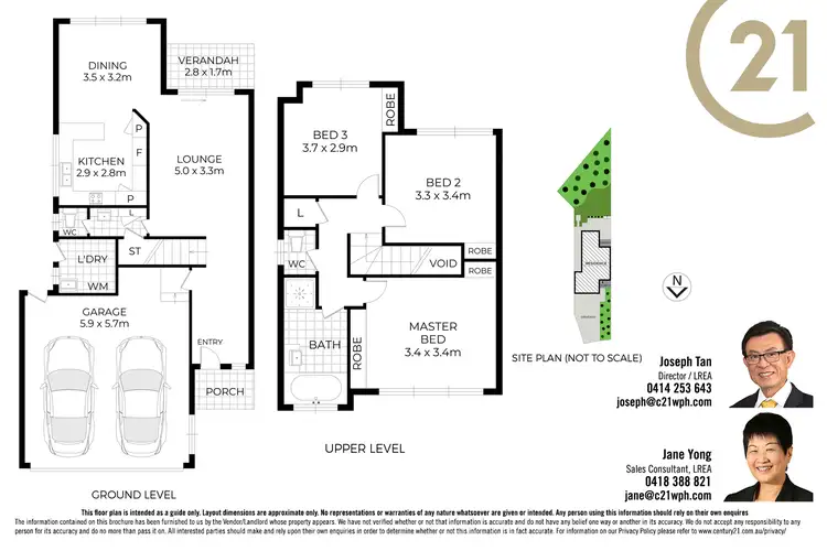 Floorplan of Homely semi-detached listing, 15 Northcott Way, Cherrybrook NSW 2126
