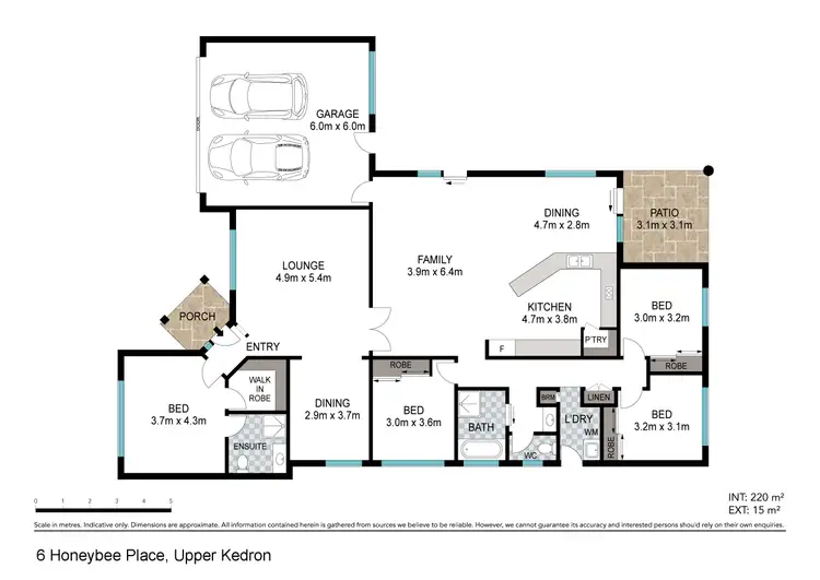Floorplan of Homely house listing, 6 Honeybee Place, Upper Kedron QLD 4055