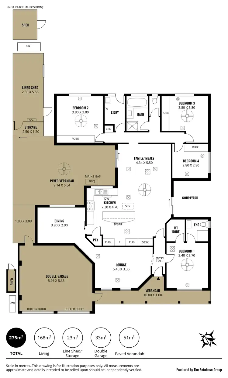 Floorplan of Homely house listing, 14 Victoria Avenue, Woodcroft SA 5162