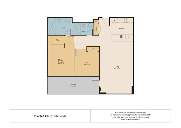 Floorplan of Homely unit listing, 204/14a Isla Street, Schofields NSW 2762
