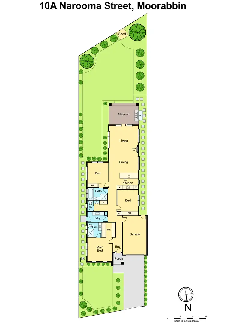 Floorplan of Homely townhouse listing, 10A Narooma Street, Moorabbin VIC 3189