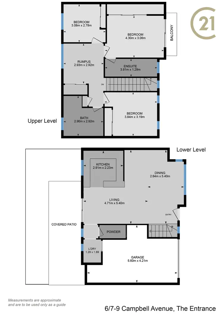 Floorplan of Homely townhouse listing, 6/7-9 Campbell Avenue, The Entrance NSW 2261