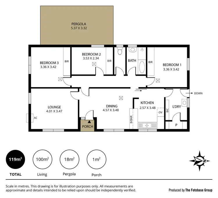 Floorplan of Homely house listing, 3 Kogarah Avenue, Morphett Vale SA 5162