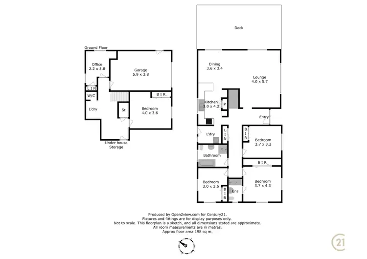 Floorplan of Homely house listing, 19 Coomera Crescent, Miandetta TAS 7310