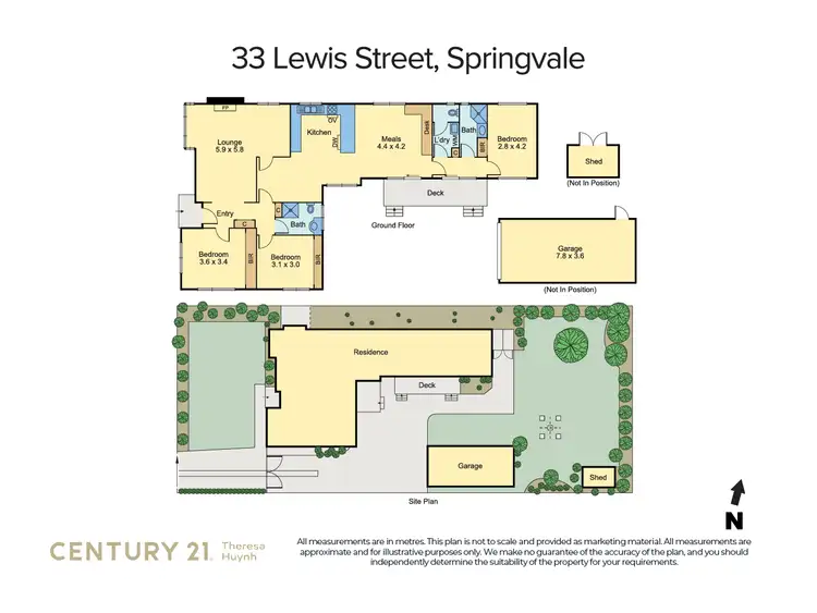 Floorplan of Homely house listing, 33 Lewis Street, Springvale VIC 3171