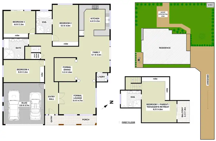 Floorplan of Homely house listing, 13 King Edward Street, Roseville NSW 2069