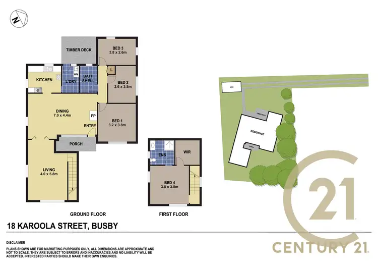 Floorplan of Homely house listing, 18 Karoola Street, Busby NSW 2168