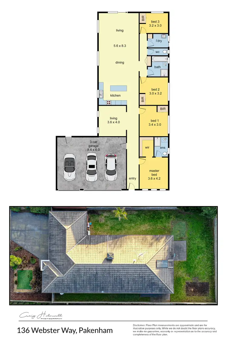 Floorplan of Homely house listing, 136 Webster Way, Pakenham VIC 3810
