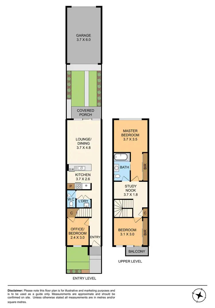 Floorplan of Homely townhouse listing, 25 Alex Scott Way, Dandenong VIC 3175