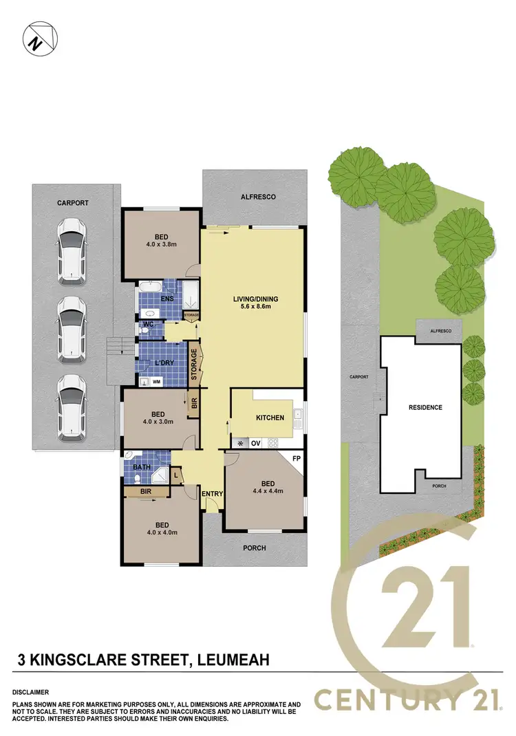 Floorplan of Homely house listing, 3 Kingsclare Street, Leumeah NSW 2560