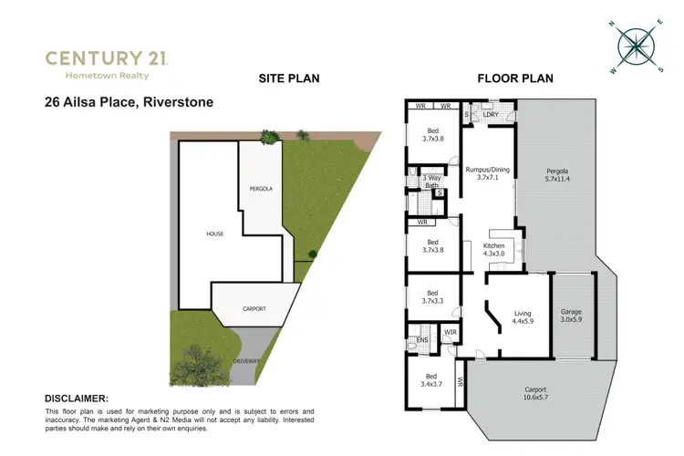 Floorplan of Homely house listing, 26 Ailsa Street, Riverstone NSW 2765