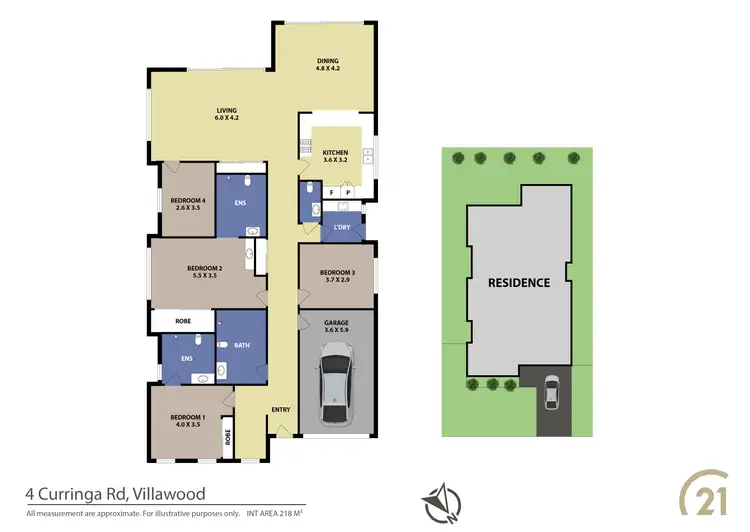 Floorplan of Homely house listing, 4 Curringa Road, Villawood NSW 2163
