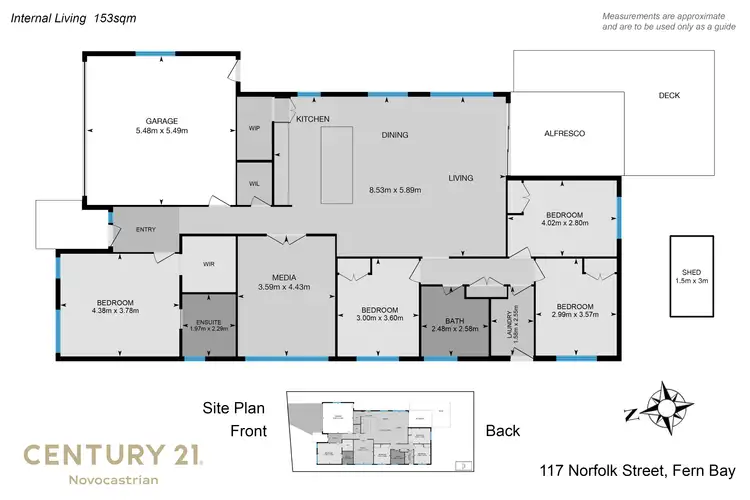Floorplan of Homely house listing, 117 Norfolk Street, Fern Bay NSW 2295