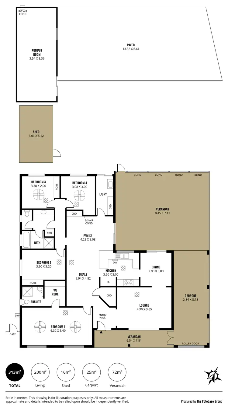 Floorplan of Homely house listing, 37 Gardenia Crescent, Morphett Vale SA 5162