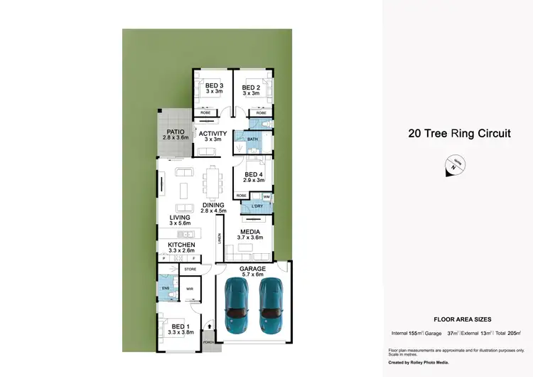 Floorplan of Homely house listing, 20 Tree Ring Circuit, Mango Hill QLD 4509