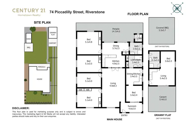 Floorplan of Homely house listing, 74 Piccadilly Street, Riverstone NSW 2765