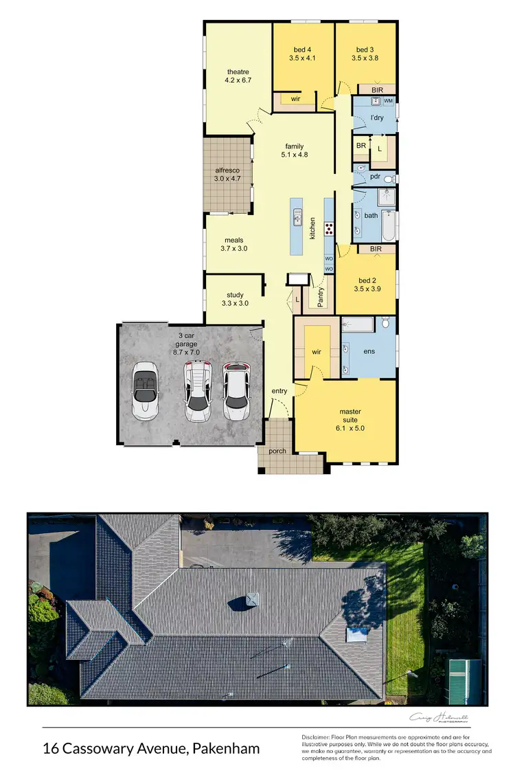 Floorplan of Homely house listing, 16 Cassowary Avenue, Pakenham VIC 3810