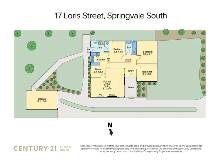 Floorplan of Homely house listing, 17 Loris, Springvale South VIC 3172