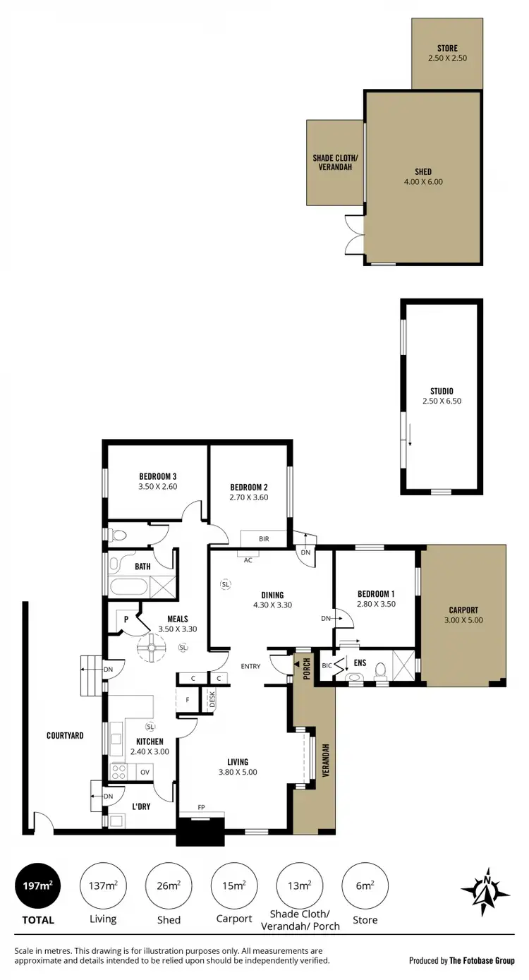 Floorplan of Homely house listing, 9 Hooper Place, Christies Beach SA 5165