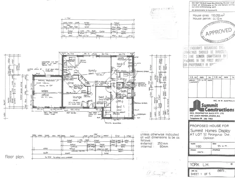 Floorplan of Homely house listing, 15 Porongurup Drive, Clarkson WA 6030