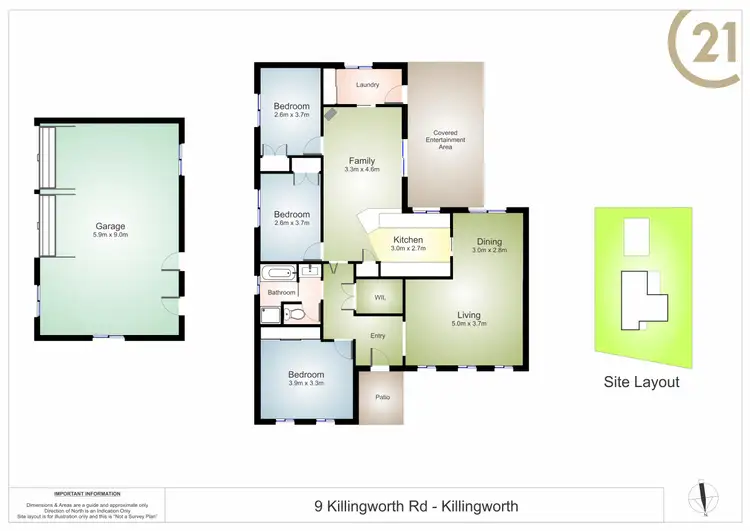 Floorplan of Homely house listing, 9 Killingworth Road, Killingworth NSW 2278
