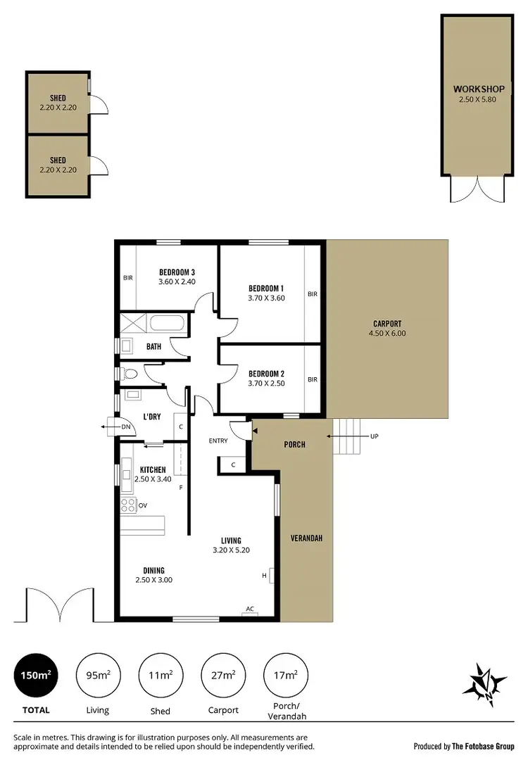 Floorplan of Homely house listing, 31 Poznan Crescent, Hackham West SA 5163