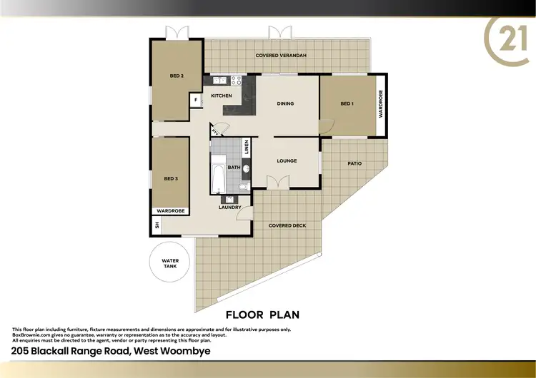 Floorplan of Homely house listing, 205 Blackall Range Road, Woombye QLD 4559