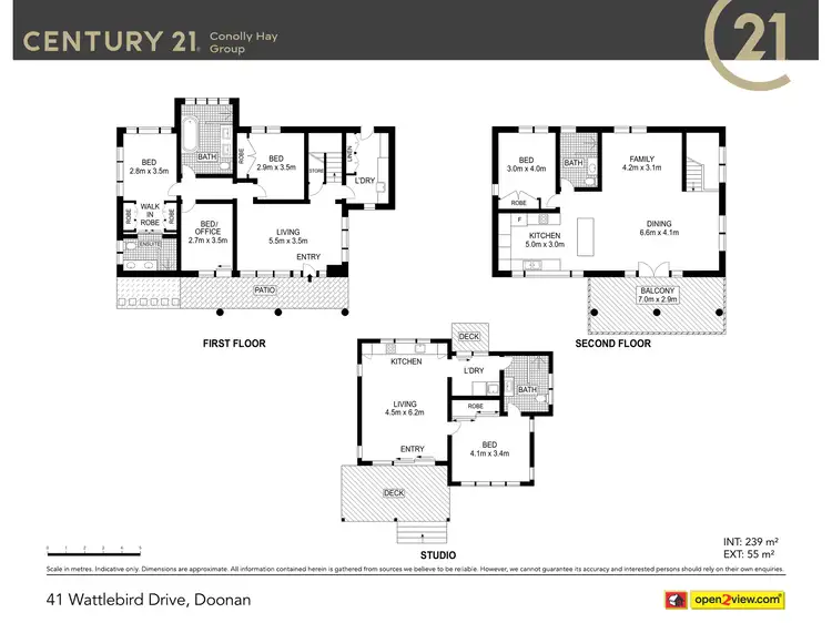 Floorplan of Homely rural property listing, 41 Wattlebird Drive, Doonan QLD 4562