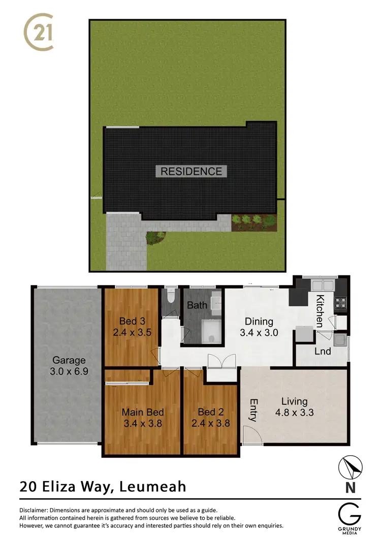 Floorplan of Homely house listing, 20 Eliza Way, Leumeah NSW 2560