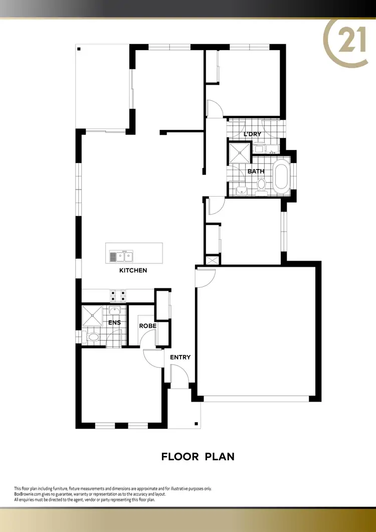 Floorplan of Homely rural property listing, 9 Dunstan Close, Forbes NSW 2871