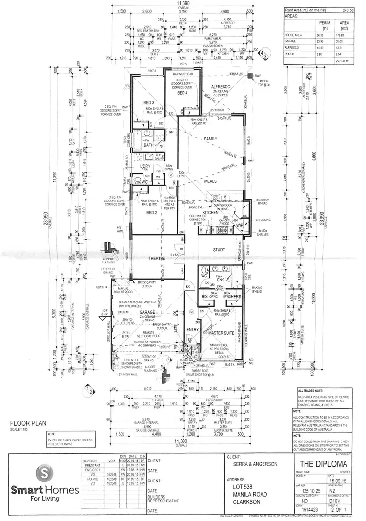 Floorplan of Homely house listing, 8 Manila Road, Clarkson WA 6030
