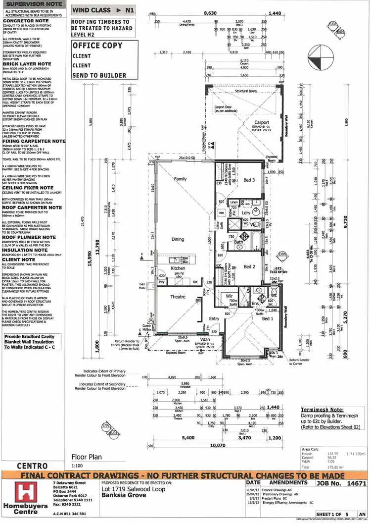 Floorplan of Homely house listing, 8 Salwood Loop, Banksia Grove WA 6031