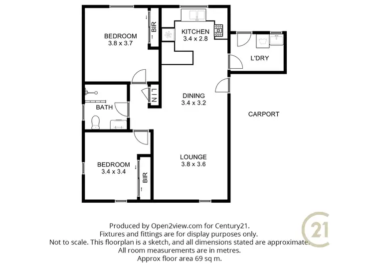 Floorplan of Homely unit listing, 1/81a Stewart Street, Devonport TAS 7310