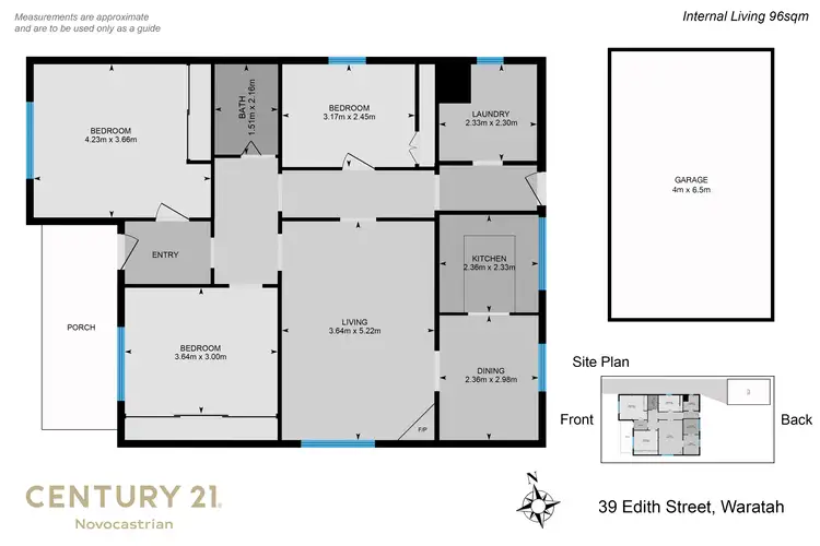 Floorplan of Homely house listing, 39 Edith Street, Waratah NSW 2298