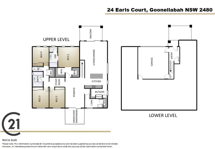 Floorplan of Homely house listing, 24 Earls Court, Goonellabah NSW 2480