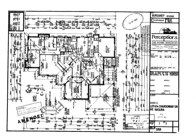 Floorplan of Homely house listing, 18 Chardonnay Grove, Mount Nasura WA 6112