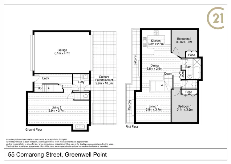 Floorplan of Homely house listing, 55 Comarong Street, Greenwell Point NSW 2540
