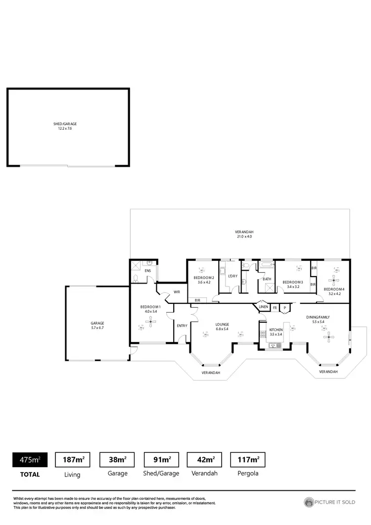Floorplan of Homely house listing, 14 Harper Street, Nuriootpa SA 5355