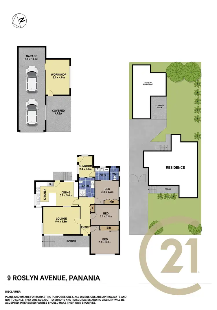 Floorplan of Homely house listing, 9 Roslyn Avenue, Panania NSW 2213