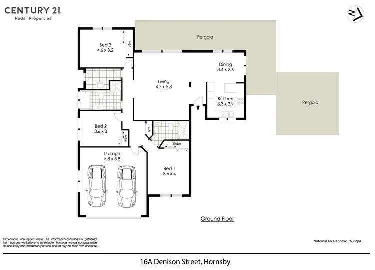 Floorplan of Homely house listing, 16A Denison St, Hornsby NSW 2077