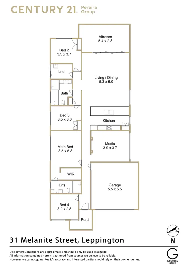 Floorplan of Homely house listing, 31 Melanite Street, Leppington NSW 2179