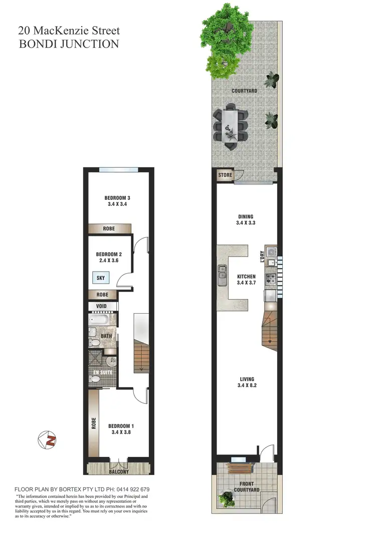 Floorplan of Homely house listing, 20 Mackenzie Street, Bondi Junction NSW 2022