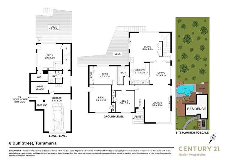 Floorplan of Homely house listing, 8 Duff Street, Turramurra NSW 2074