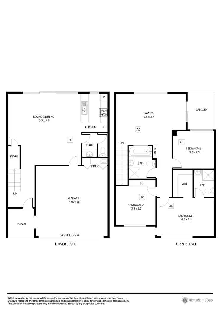 Floorplan of Homely townhouse listing, 1/280 Military Road, Semaphore Park SA 5019