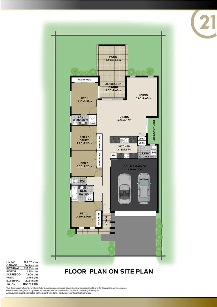 Floorplan of Homely house listing, 56 Turquoise Close, Kirwan QLD 4817